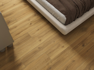 Замковый ламинат 100% натуральный, состоит из осины и березы 50/50, толщина 8 мм., водостойкий (72 часа защиты от воды), 34 класс износостойкости/AC6, ударопрочный. Структура D глубокие поры